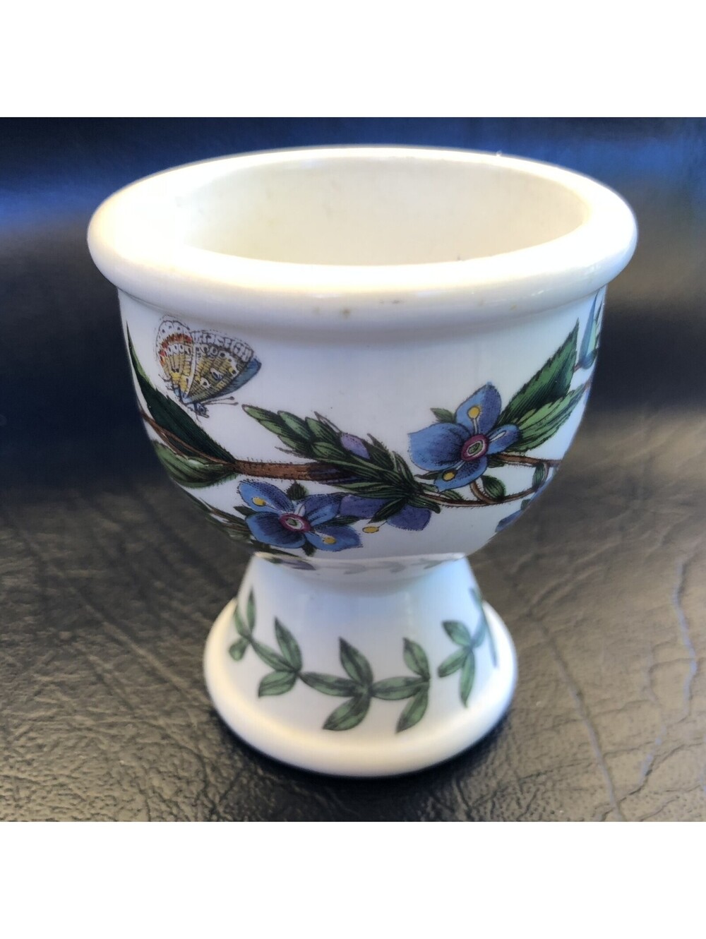 Portmeirion Botanic Garden Speedwell Vintage Egg Cup England 1972 Old Label